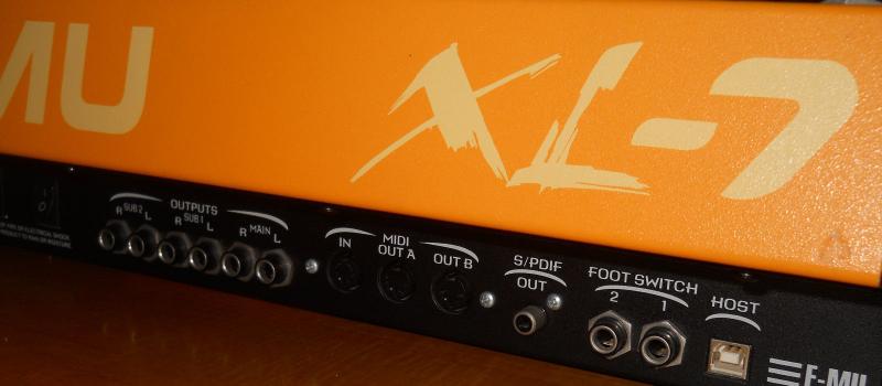 The Ultimate SynthDB | E-mu XL-7 Command Station