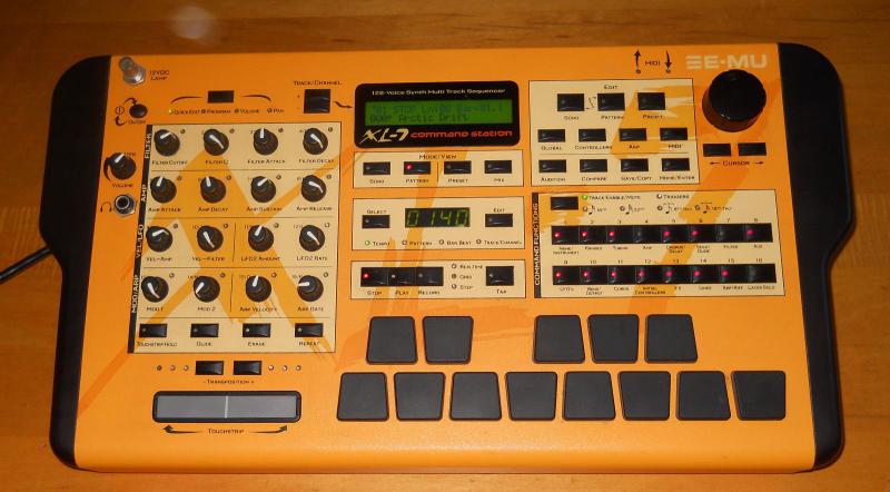 The Ultimate SynthDB | E-mu XL-7 Command Station